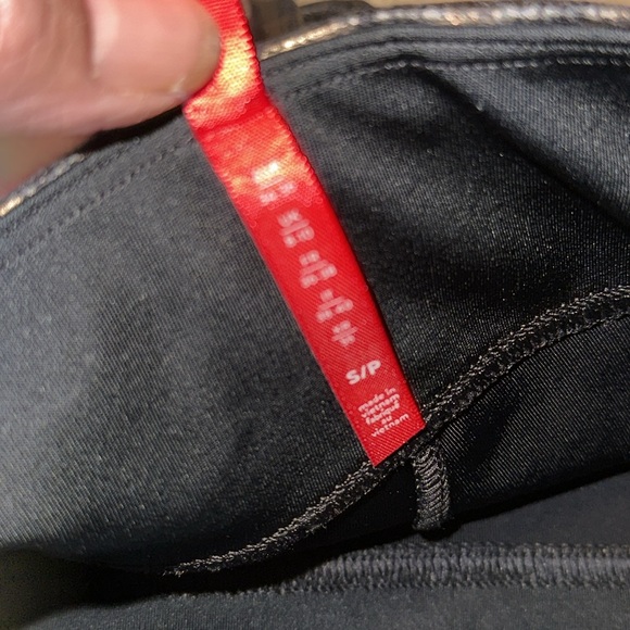 SPANX 20270R High Waist Faux Leather Leggings in Leopard Shine - Picture 10 of 12